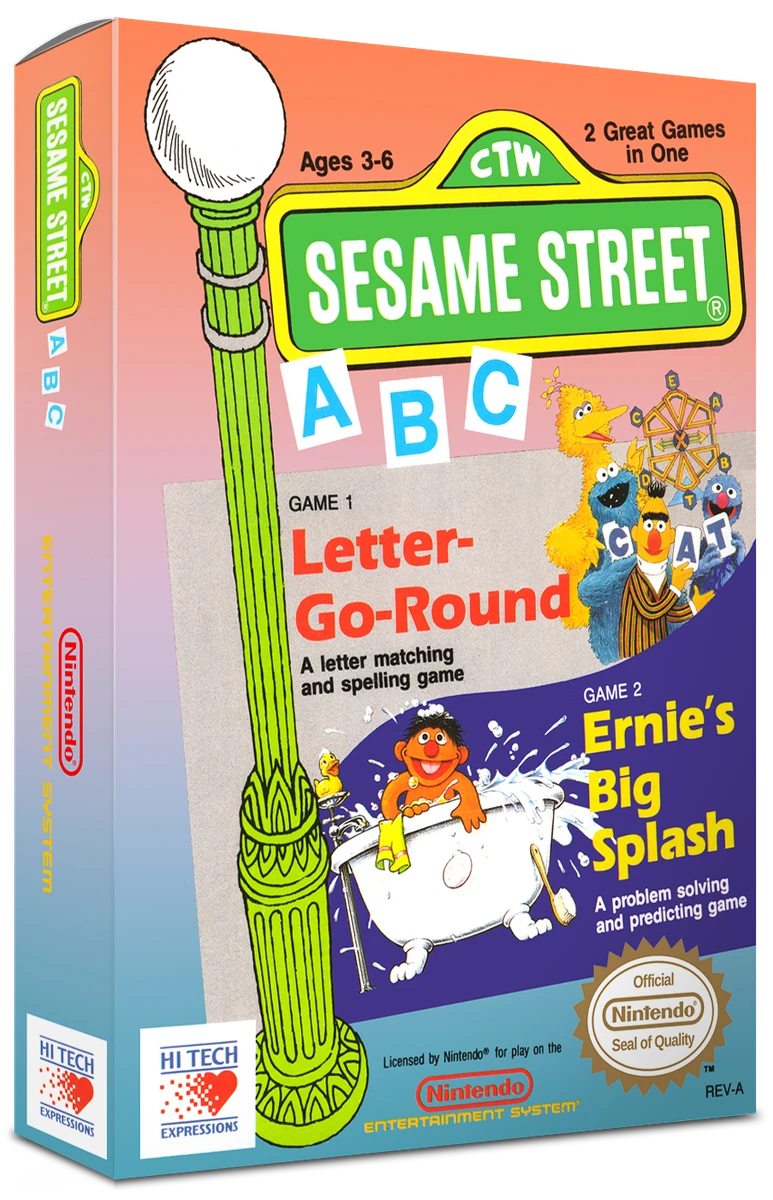 Sesame Street ABC box art