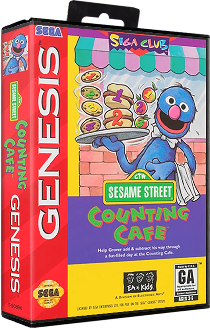 Sesame Street Counting Cafe box art