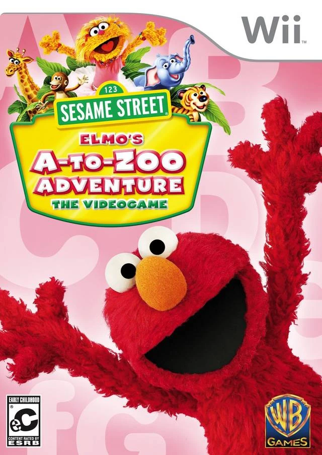 Sesame Street: Elmo's A-To-Zoo Adventure box art