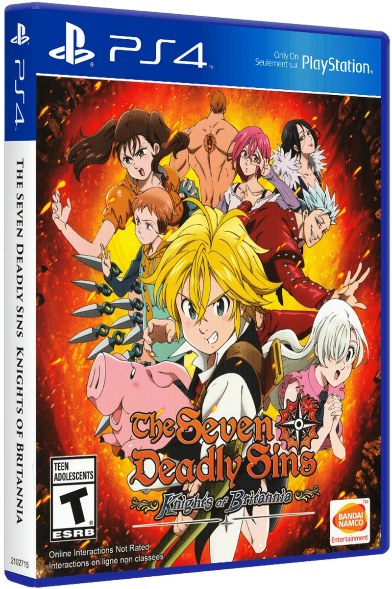 Seven Deadly Sins: Knights of Britannia box art