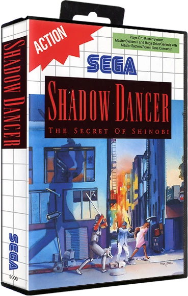 Shadow Dancer The Secret of Shinobi box art