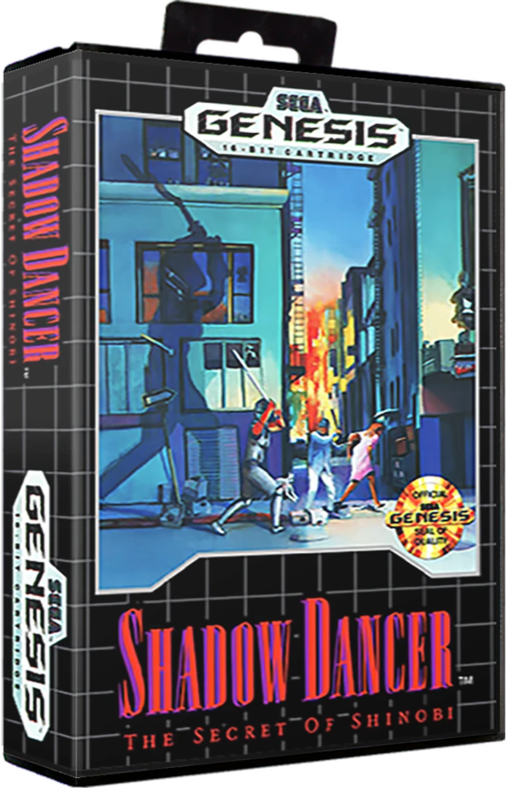 Shadow Dancer The Secret of Shinobi box art