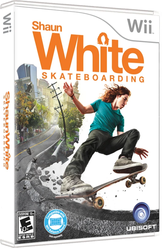 Shaun White Skateboarding box art
