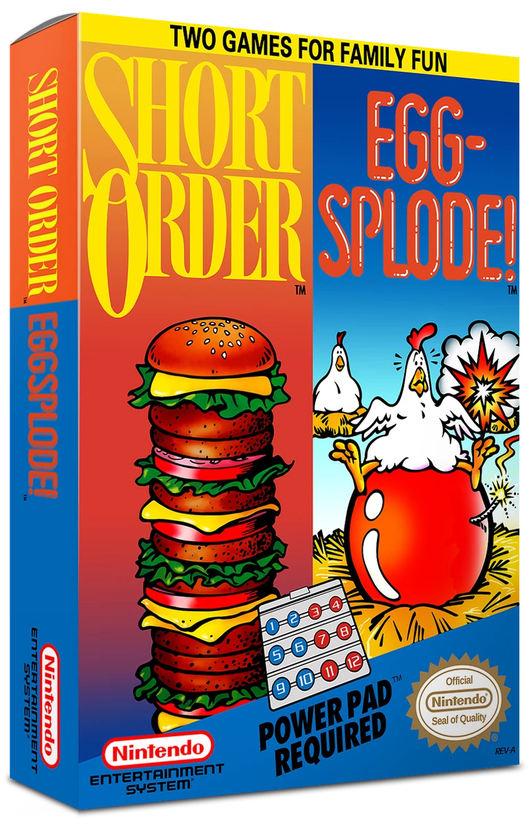 Short Order/Eggsplode box art