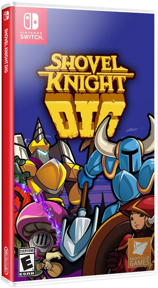 Shovel Knight Dig box art