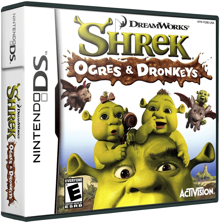 Shrek Ogres and Dronkeys box art