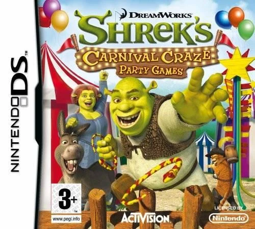 Shrek's Carnival Craze box art