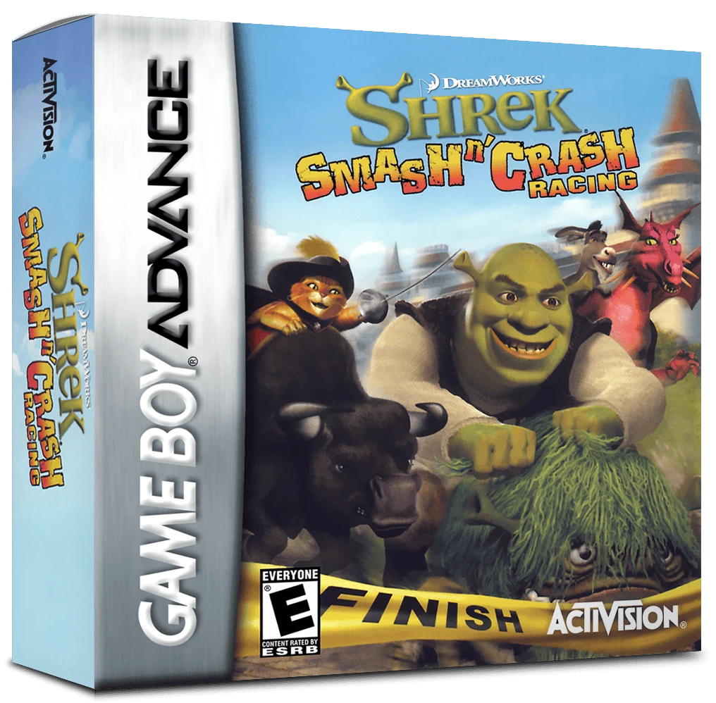 Shrek Smash n' Crash Racing box art