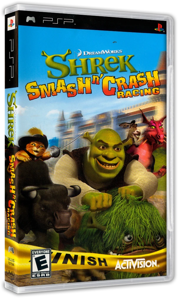 Shrek Smash n' Crash Racing box art