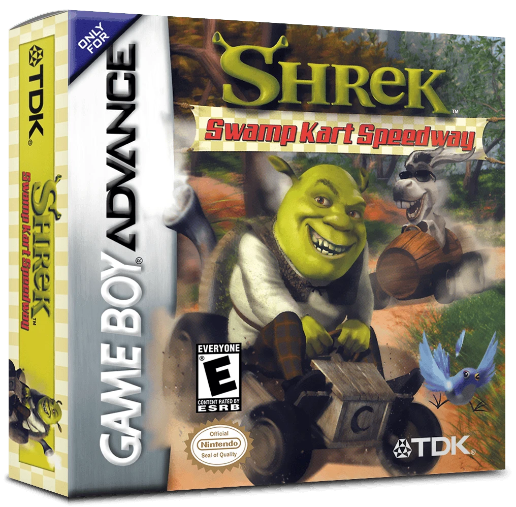 Shrek Swamp Kart Speedway box art