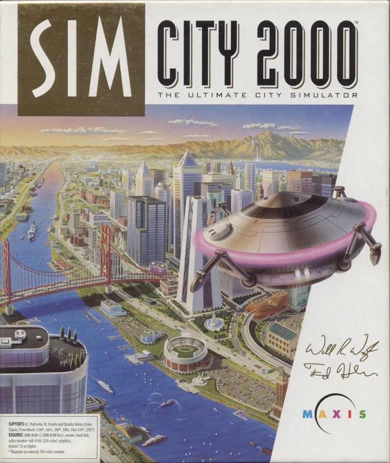 SimCity 2000 box art