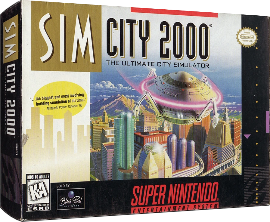 SimCity 2000 box art