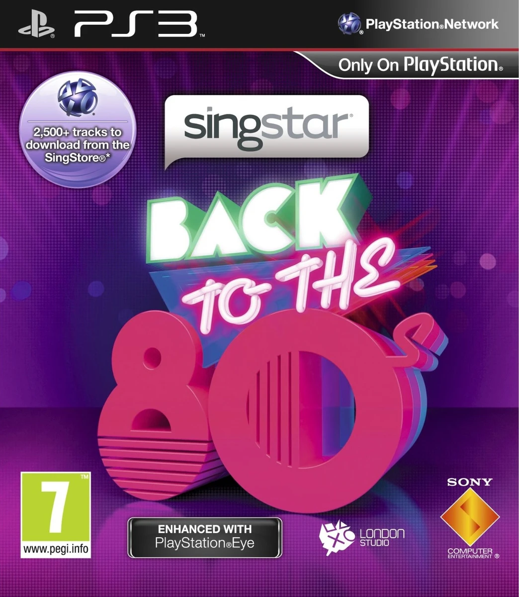 SingStar Back to the 80s box art