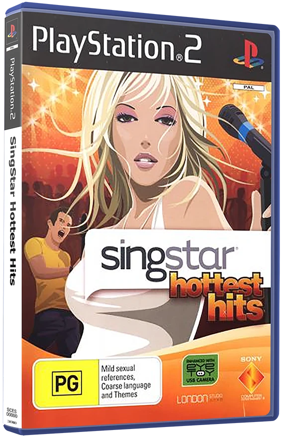 Singstar Hottest Hits box art