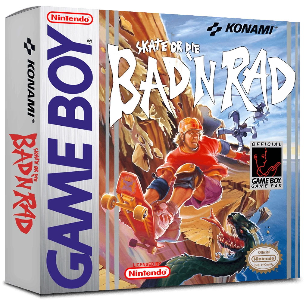 Skate or Die Bad n Rad box art