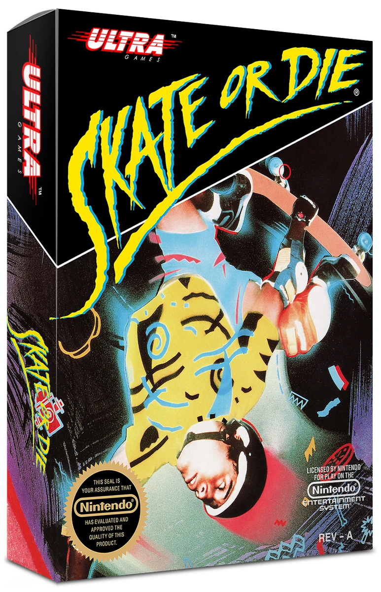 Skate or Die box art