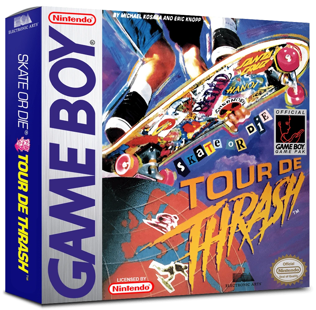Skate or Die: Tour de Thrash box art