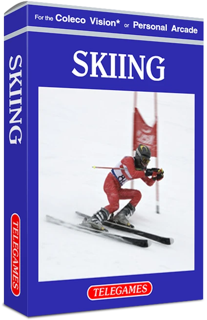 Skiing box art