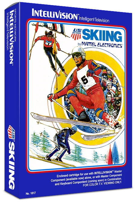 Skiing box art