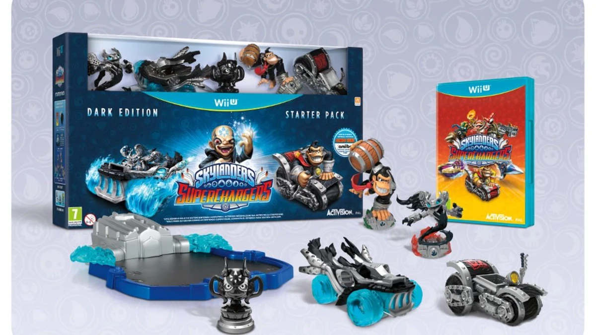 Skylanders SuperChargers: Dark Edition Starter Pack box art