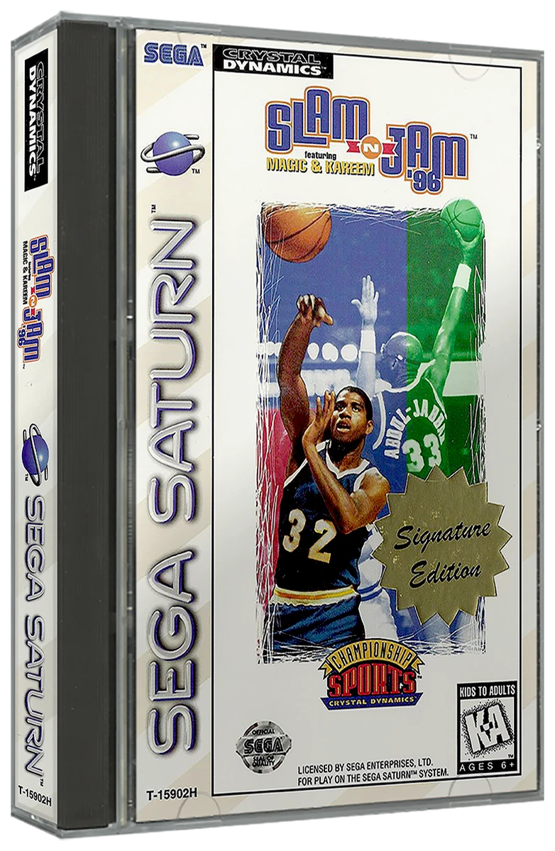 Slam 'n Jam '96 Featuring Magic & Kareem box art