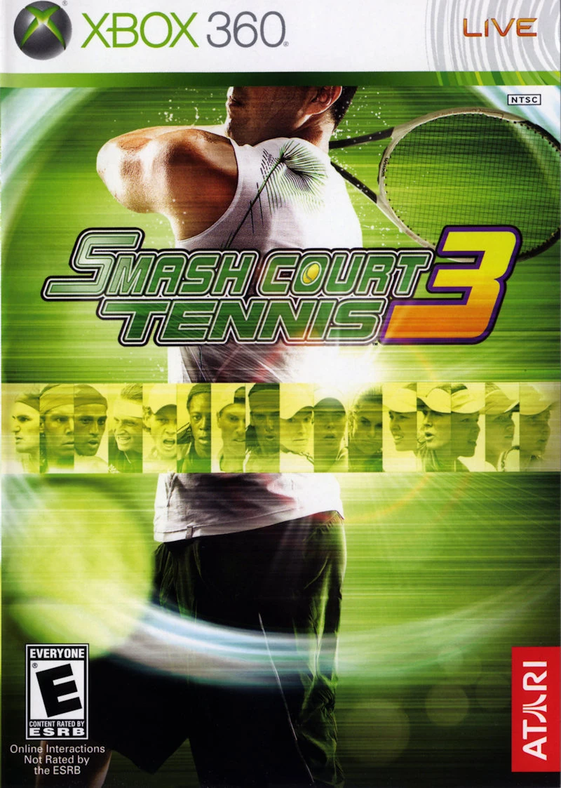 Smash Court Tennis 3 box art