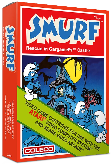 Smurf Rescue in Gargamel's Castle box art