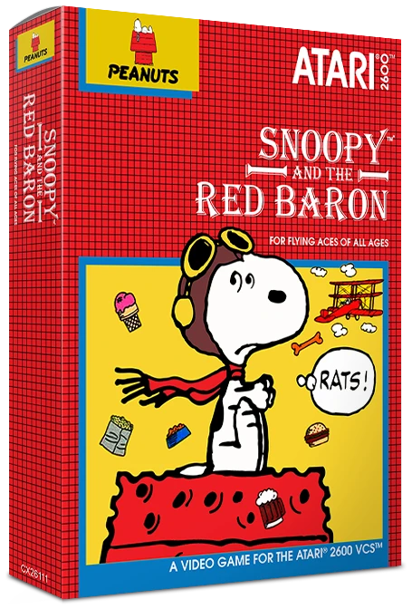 Snoopy and The Red Baron box art