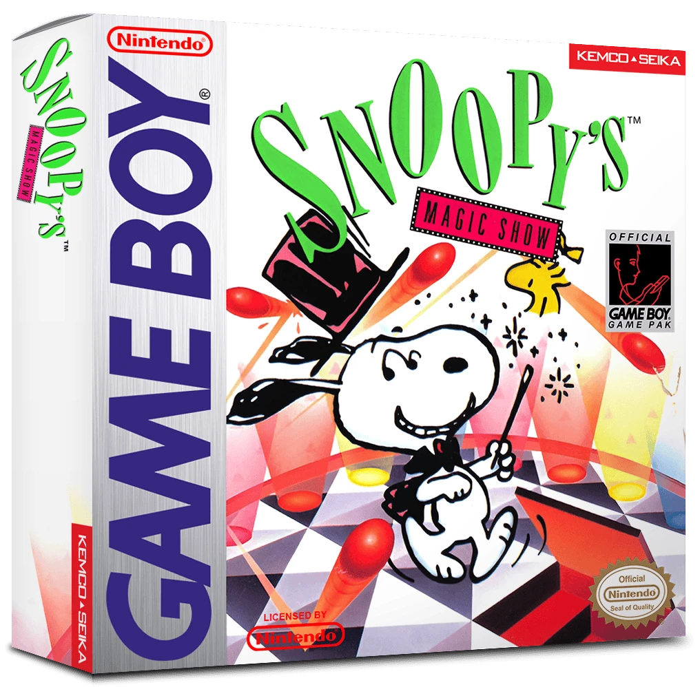 Snoopy's Magic Show box art