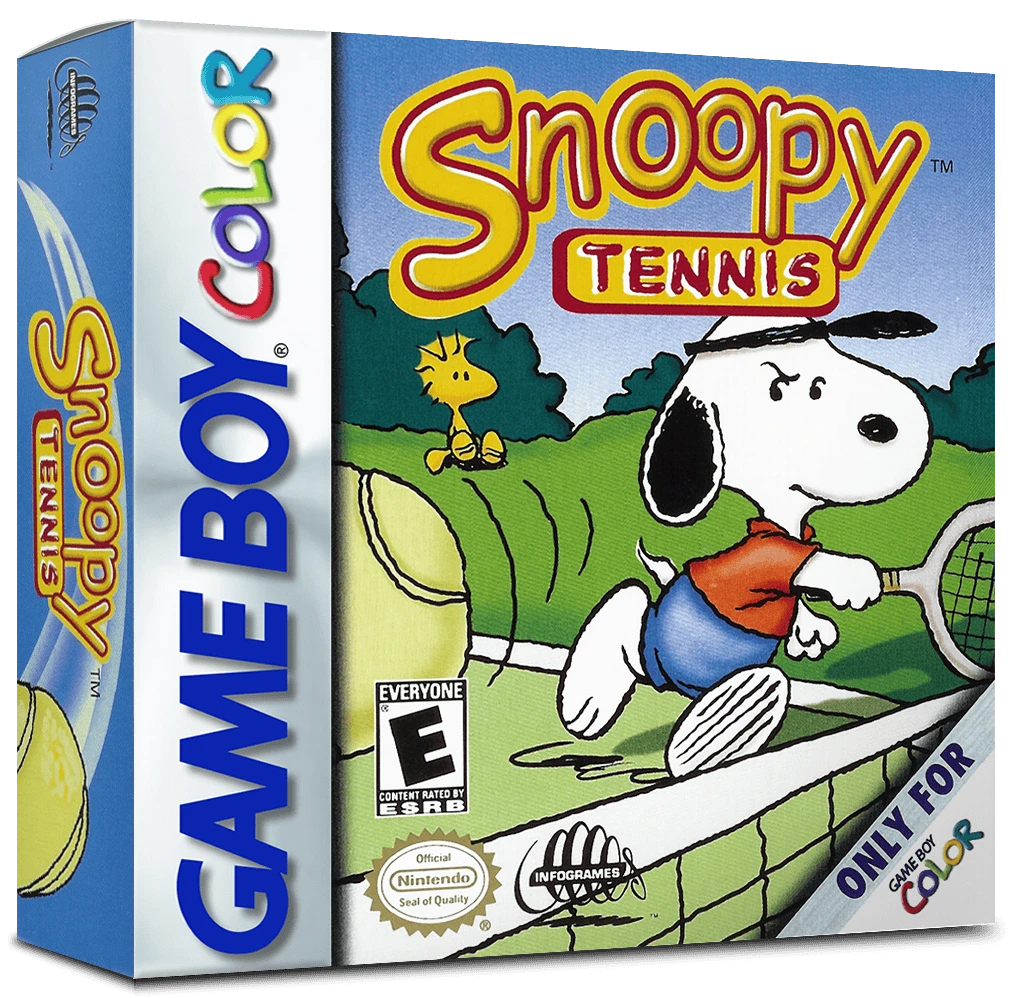 Snoopy Tennis box art