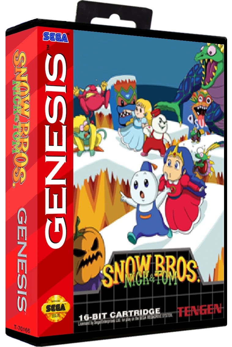 Snow Bros. Nick & Tom box art