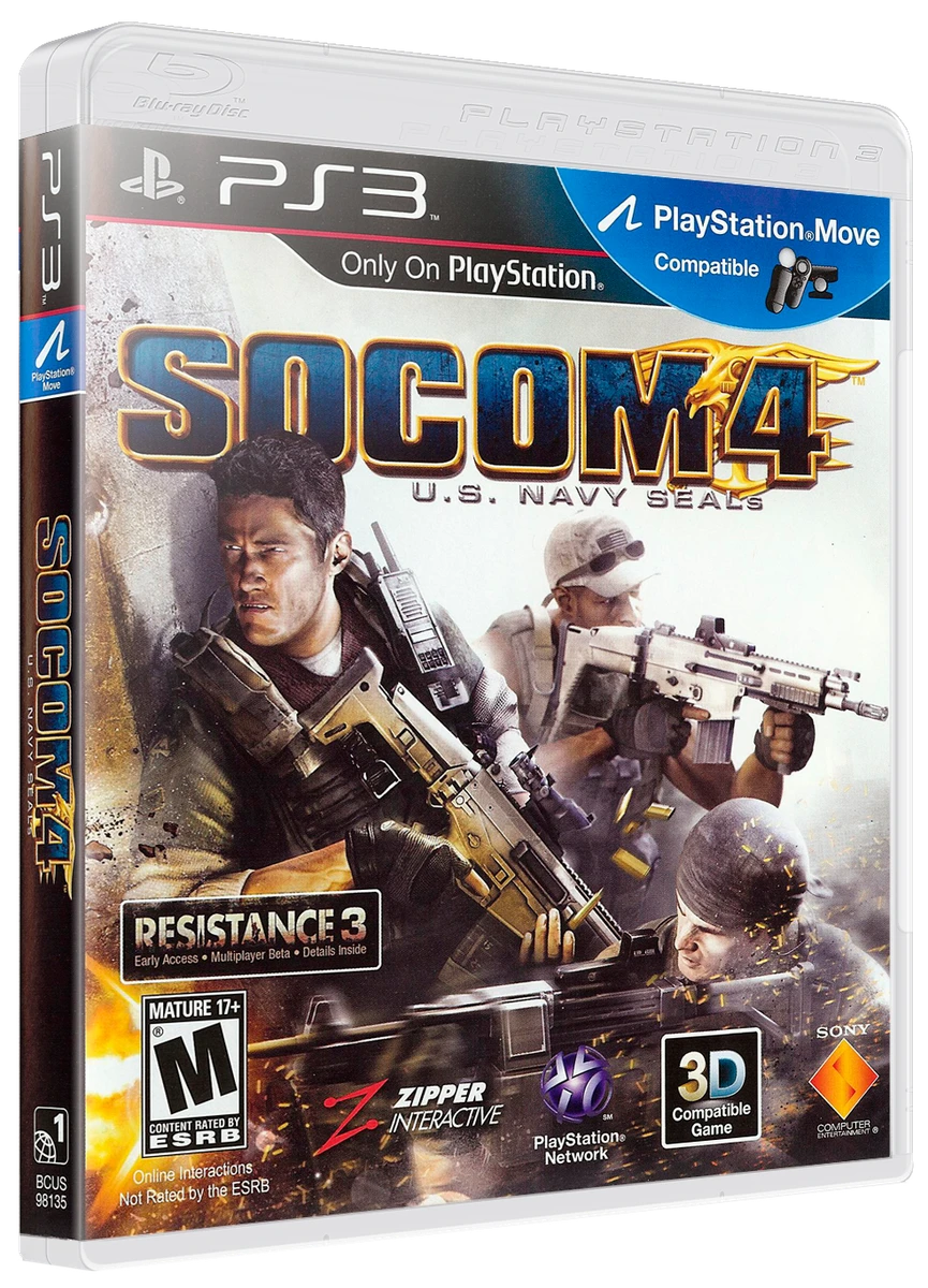 SOCOM 4: U.S. Navy Seals box art