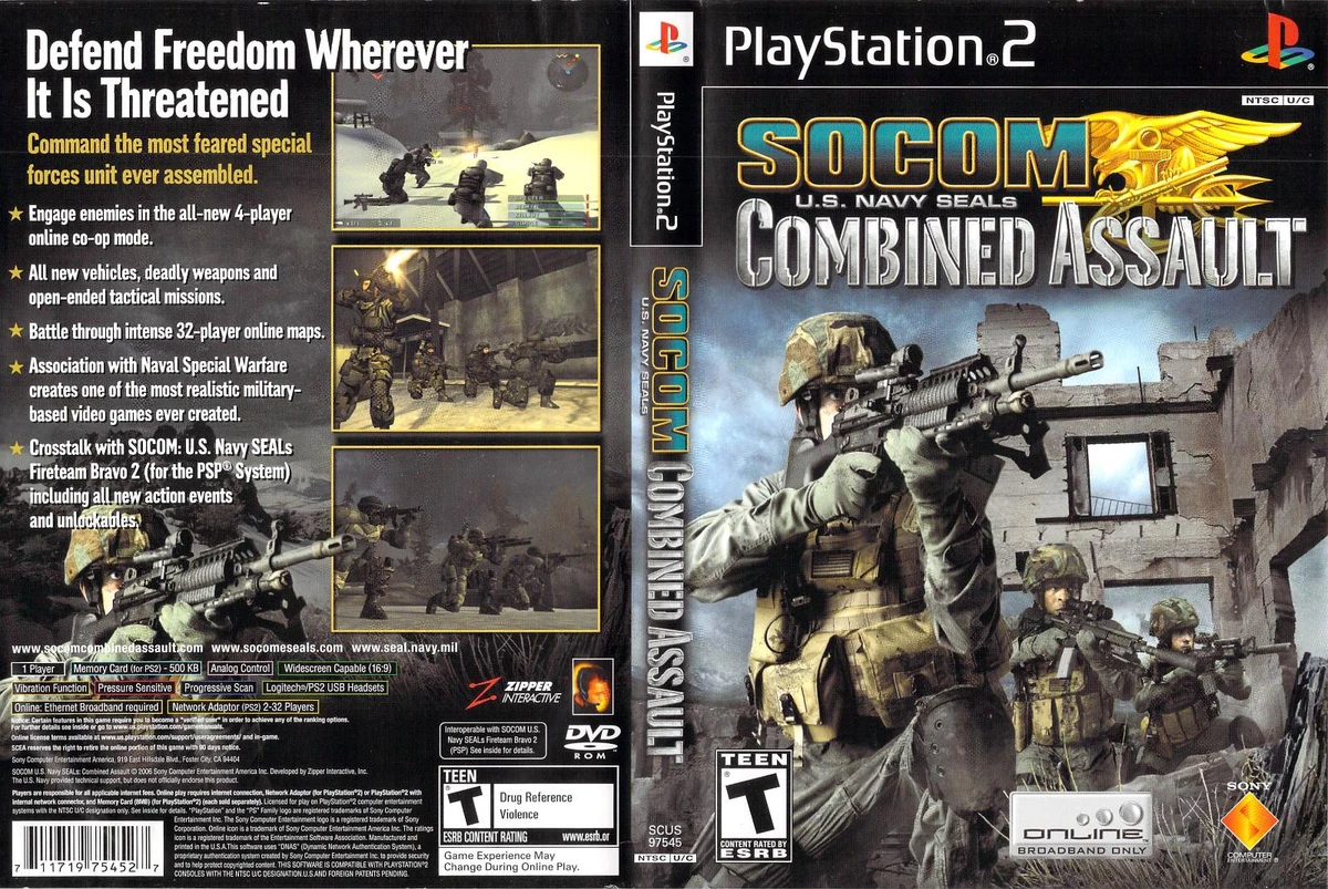 SOCOM US Navy Seals Combined Assault box art