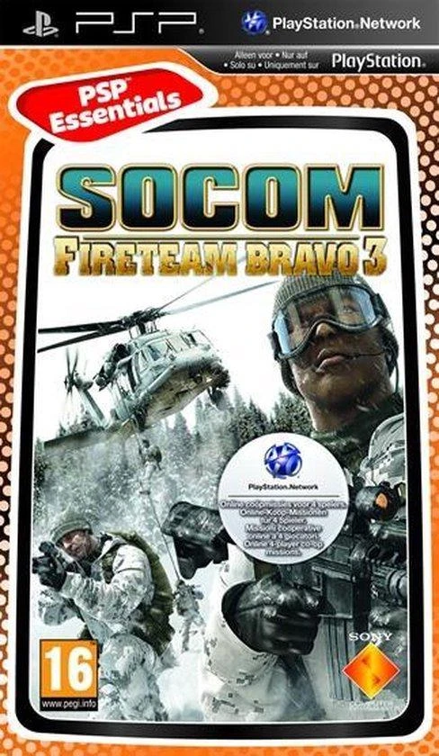 SOCOM US Navy Seals Fireteam Bravo 3 [PSP Essentials] box art