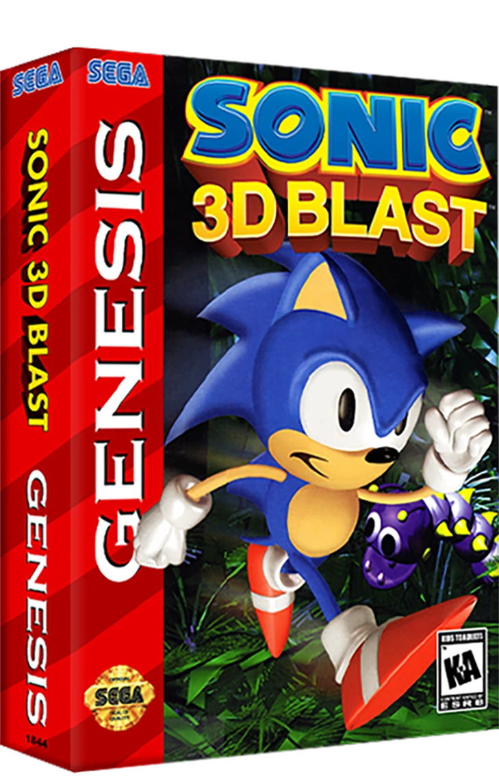 Sonic 3D Blast box art