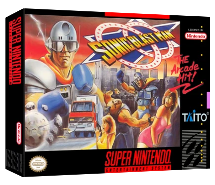Sonic Blast Man box art