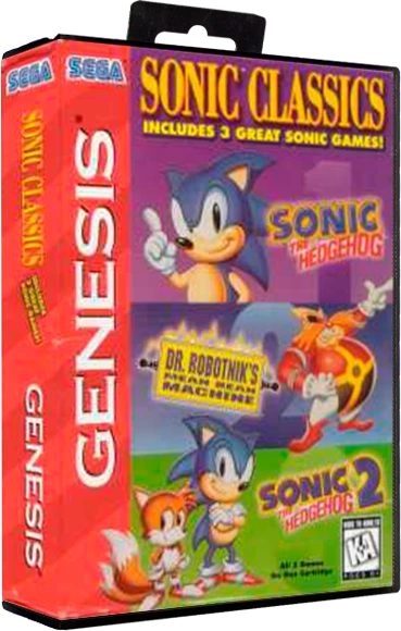 Sonic Classics box art