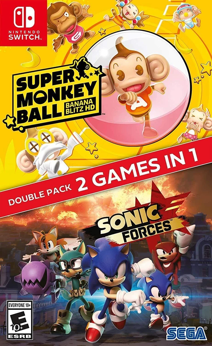 Sonic Forces + Super Monkey Ball: Banana Blitz box art