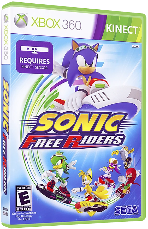 Sonic Free Riders box art