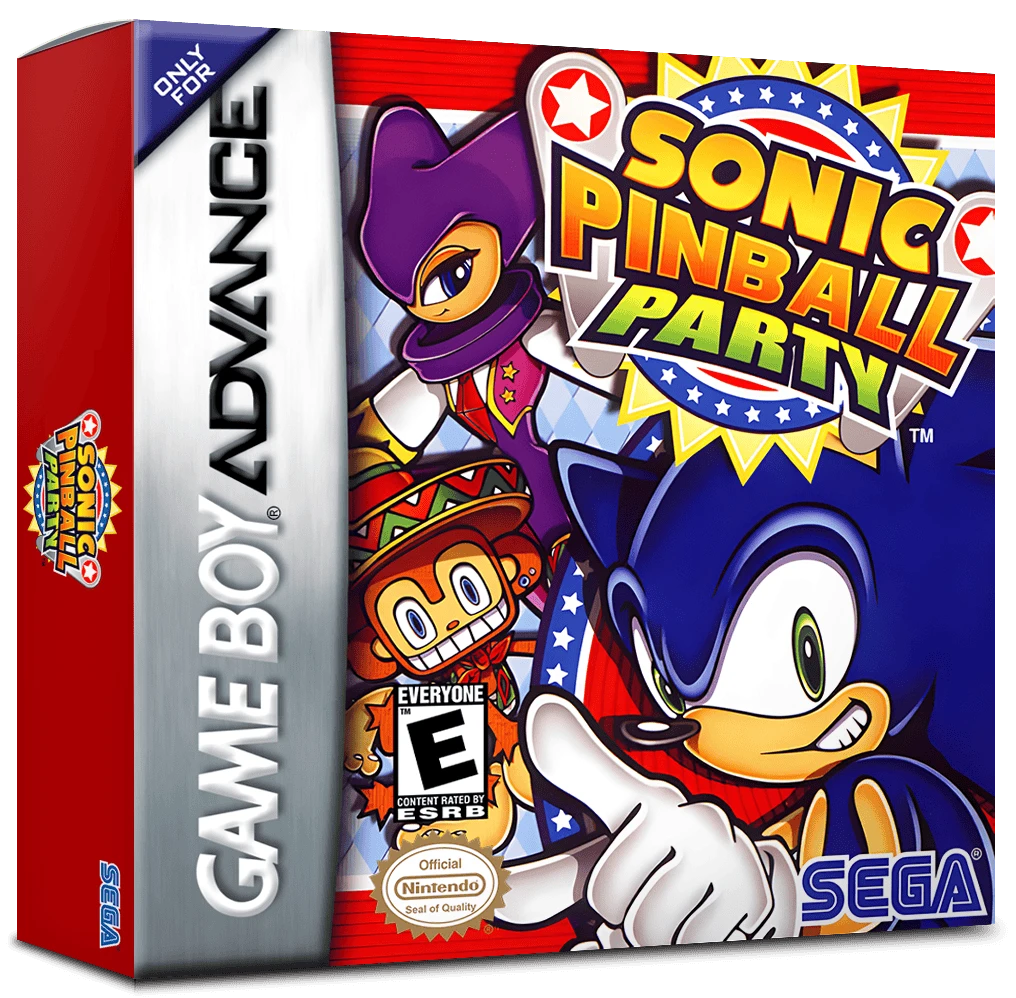 Sonic Pinball Party box art