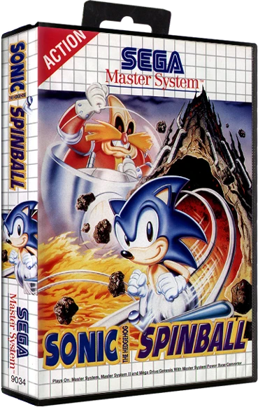 Sonic Spinball box art