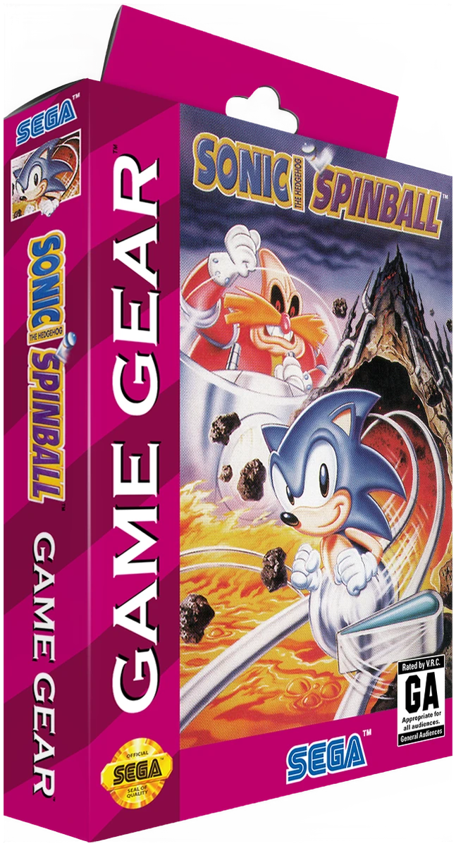 Sonic Spinball box art