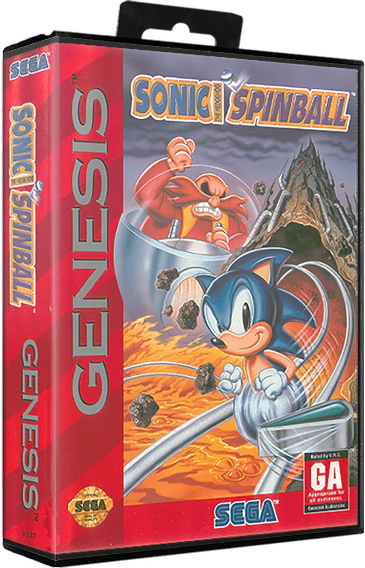 Sonic Spinball box art