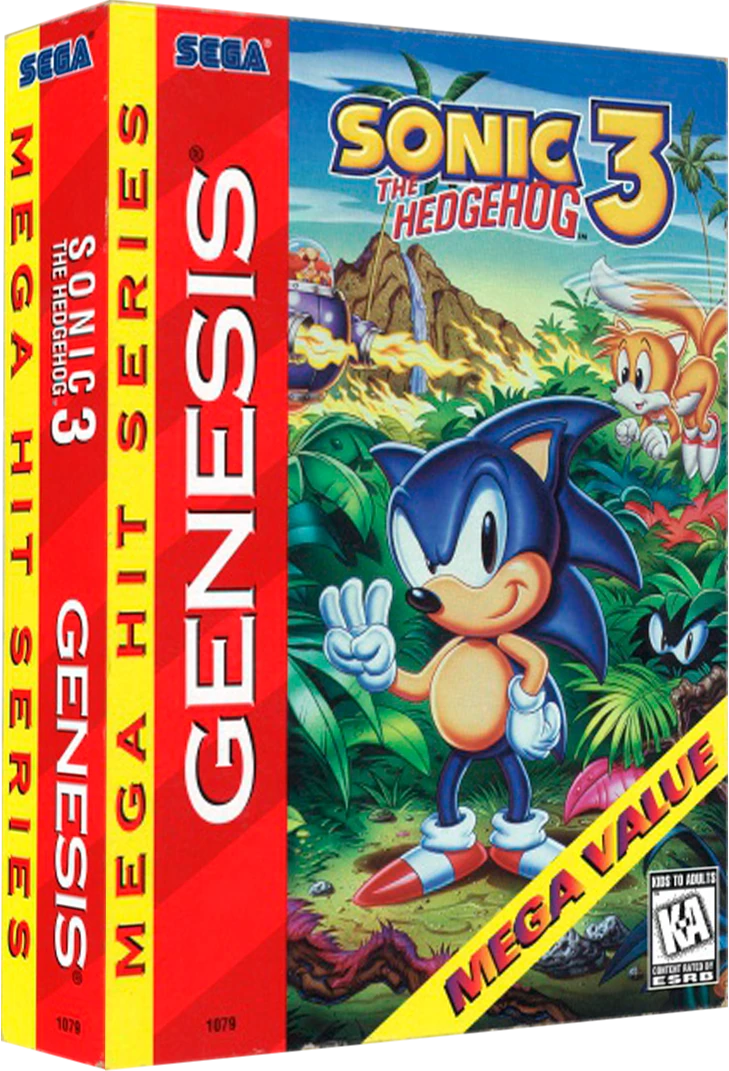 Sonic the Hedgehog 3 box art