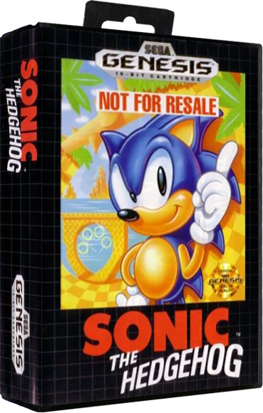 Sonic the Hedgehog [Not for Resale] box art