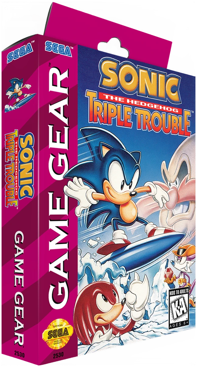 Sonic the Hedgehog: Triple Trouble box art