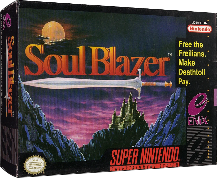 Soul Blazer box art