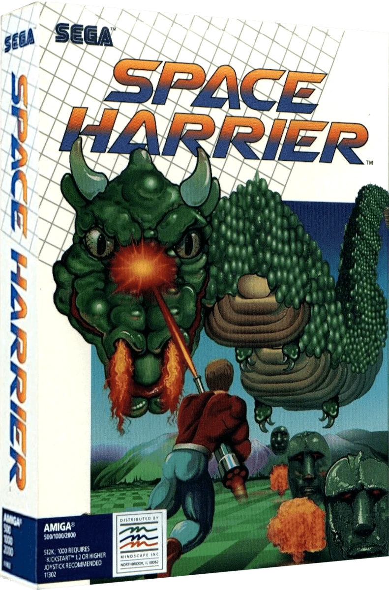 Space Harrier box art