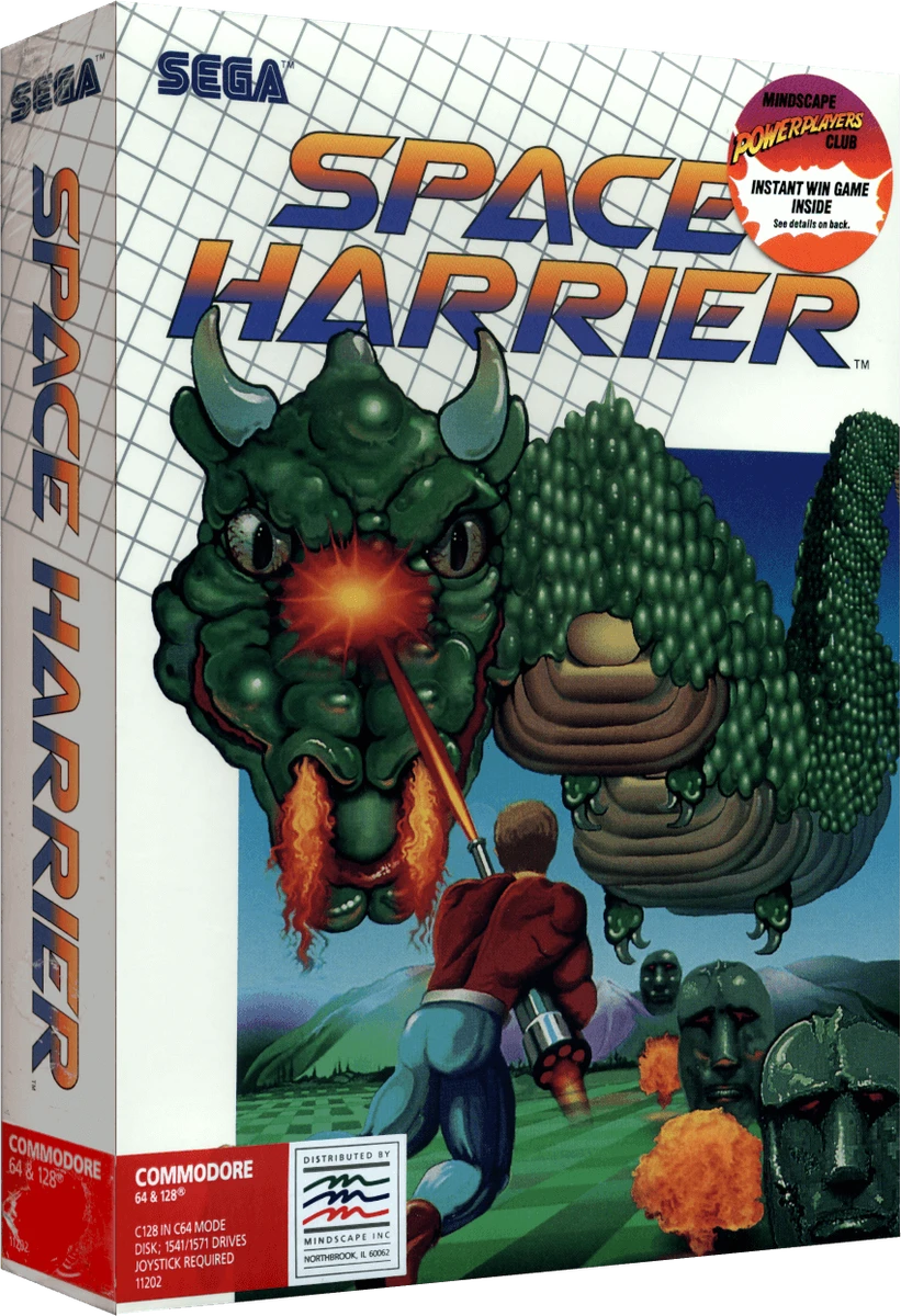 Space Harrier box art