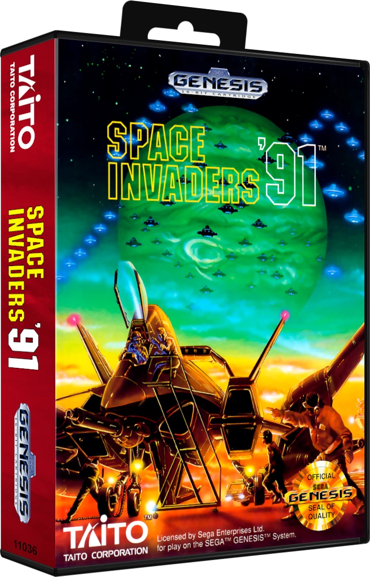 Space Invaders 90 box art